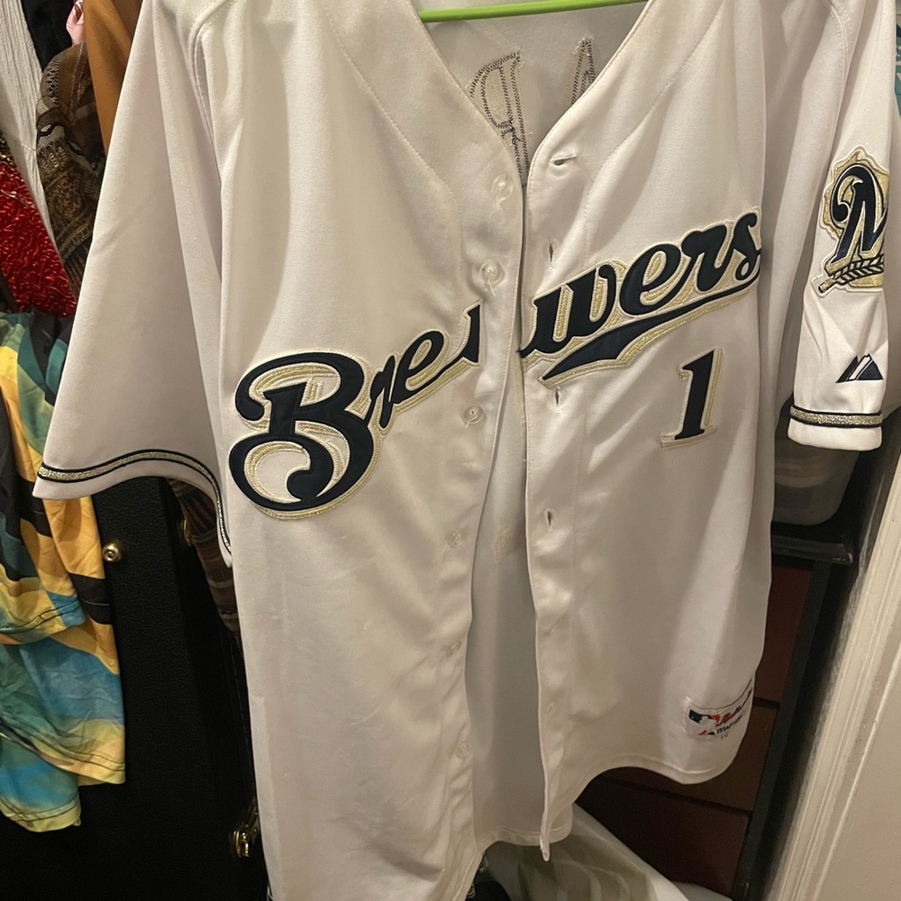 Corey Hart (#1) - Milwaukee Brewers Baseball Jersey